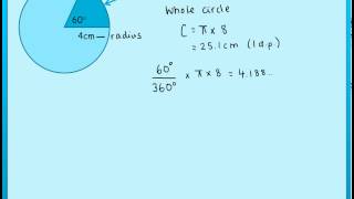 Maths Tutorials  Arc Length and Perimeter of a Sector [upl. by Fleece868]