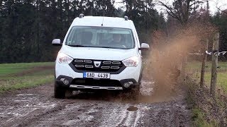 New Dacia Dokker Stepway Driving footage  Road off road [upl. by Akinehc]