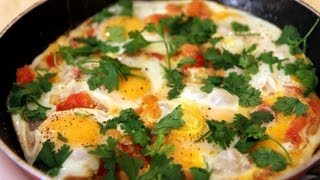 Shakshouka Egg Dish  Saudi Arabia Recipe  CookingWithAlia  Episode 176 [upl. by Thessa]