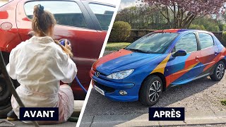 Repeindre sa voiture soi même 🎨 ponçage apprêt peinture vernis Amateur [upl. by Douglass101]