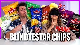 GISSAR CHIPSSMAKER BLINDTEST CHALLENGE PRANK [upl. by Elokkin]