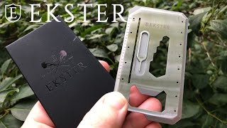 EKSTER Multi Tool Wallet Card  Credit Card MultiTool [upl. by Aeduj]