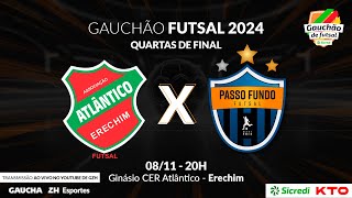 ATLÂNTICO 0x2 PASSO FUNDO  GAUCHÃO DE FUTSAL  08112024 [upl. by Innoc]