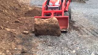 Kubota BX Clearing Land [upl. by Nav455]