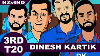 3rd T20  NZvIND  Dinesh Kartik [upl. by Melanie]