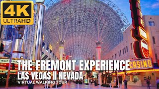 WALK IN 4K  THE FREMONT EXPERIENCE GOLDEN NUGGET  LAS VEGAS NEVADA [upl. by Natalina]