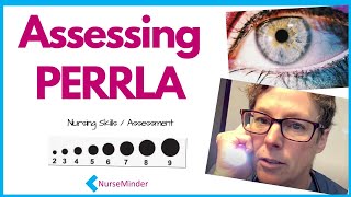 How to Assess Eyes for PERRLA Nursing Skills [upl. by Ennadroj]