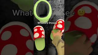 Piranha Plant slippers ⁉️ [upl. by Aisa]