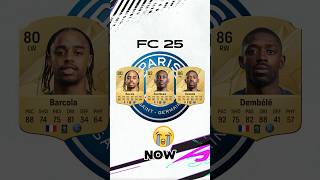 PSG front Three Evolution FC 25 vs FIFA 22 [upl. by Vernita]