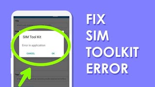 Sim Toolkit Not installing  Error on application  Airtel sim  sim toolkit error problem [upl. by Ennagem149]