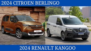 2024 Citroen Berlingo Vs 2024 Renault Kangoo  The most popular small MPVs Comparison [upl. by Daeriam]