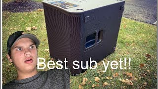 QSC KS118 unboxing  Best sub ever [upl. by Swigart]