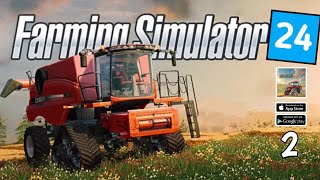 Farming Simulator Farming Sim 24 Mobile Gameplay Walkthrough [upl. by Anne287]