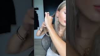 KRULLEN MET JE VINGERS ZONDER HITTE ⁉️😱  resultaat heatless hairtutorial straighthair fy f [upl. by Liponis]