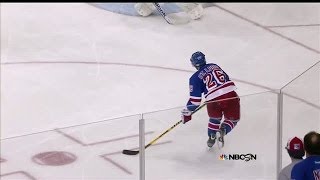 St Louis beats Tokarski topshelf for OT winner [upl. by Adnamaa]