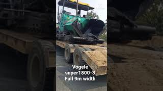 Vogele super 18003 full width me ramp se utarte huye vogele raghavsingh vogele 18003short yt [upl. by Drawets794]