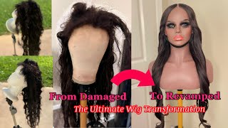 Watch Me Revive This Matted Human Hair Body wave Wig  Detailed Tutorial ​⁠ [upl. by Sellig]