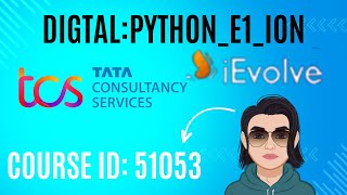 51053 course answers 51053 tcs courseDigital Python E1 [upl. by Cassady]