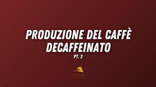 Come si fa il caffè decaffeinato pt 2  CAFFÈ ERNANI [upl. by Nace]