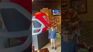 KC Chiefs sports bar with Patrick Mahomes shrine [upl. by Jessen]