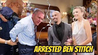 CBS YampR Spoilers Shock Ben Stitch shows up at the wedding  Devon calls the police to arrest him [upl. by Subir]