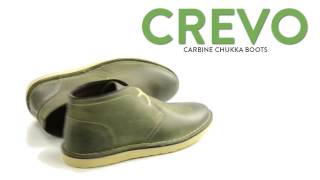 Crevo Carbine Chukka Boots  Leather For Men [upl. by Suillenroc]