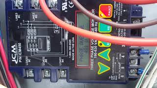 How to troubleshoot and Replace ICM 450 phase monitor on Roof Top Unit [upl. by Assilac215]