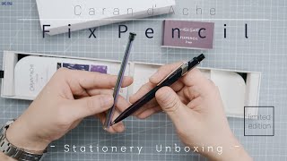 Caran dAche Fixpencil Unboxing  Alfredo Haberli limited edition [upl. by Whitford]