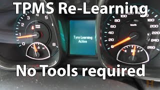 How to program TPMS Sensors 2013  2015 Chevy Malibu no tool required [upl. by Anomor841]