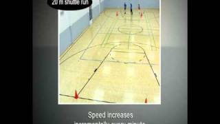 ALPHAFIT battery for children and adolescents 20 m Shuttle Run Testwmv [upl. by Billie249]