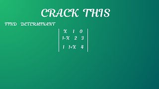 Cracking jamb 1998 23 determinant waec maths olympiad [upl. by Shumway]