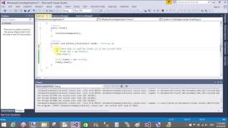 Windows Form Methods tutorial part 4 [upl. by Airec]