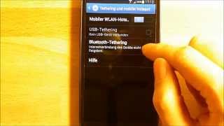 Tethering und mobiler Hotspot  das Samsung Galaxy S3 als Router  Wlan WiFi Modem nutzen [upl. by Boice]