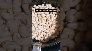 Salted Cashew nuts in Air fryer roastedcashews [upl. by Ennayehc589]