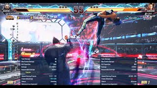 Im in love with this Kazuya combo route and his unblockable pewgf shorts tekken8 combovideo [upl. by Naliorf]