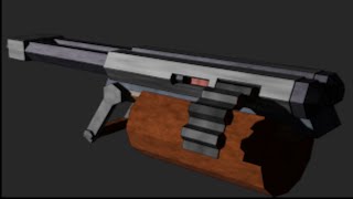 quotTHE SLUGGERquot retro game style PUNCH SHOTGUN  2 hours of Blender in 4 minutes [upl. by Akihsar]