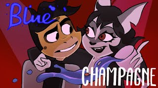 Blue Champagne  original animation meme [upl. by Boutis]