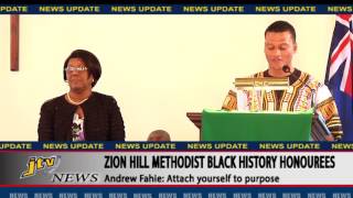 JTV NEWS UPDATE ZION HILL METHODIST BLACK HISTORY HONOUREES [upl. by Nosyerg]