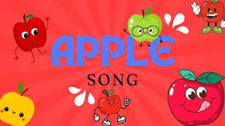 Apple Song SINGLE  Learn Fruits for Kids  Educational Learning Songs amp Nursery Rhymes  TTT [upl. by Nesyla]