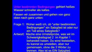 DfM 14 Deutsch Satzglieder der einfache Satz [upl. by Bundy]