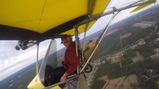 Flightstar Spyder ultralight over Florida [upl. by Nirahs]