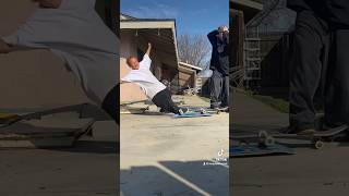 My Little Brother Tries Skating 😭🛹 skate skateboarding [upl. by Edas701]