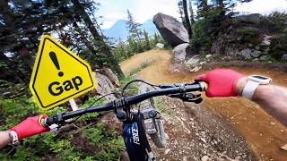 Sending Big Gaps At Whistler Bike Park on an Enduro MTB [upl. by Semmes]