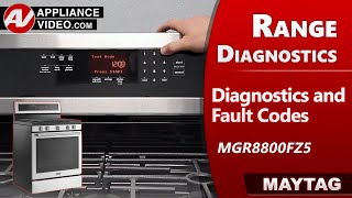 Maytag Range  Oven  Diagnostic Mode Error Fault Codes amp Troubleshooting by Factory Technician [upl. by Levona395]