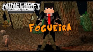 Minecraft Pe Como Fazer Uma Fogueira Sem Mods  Pocket Edition [upl. by Agneta]