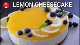 NoBake Cheesecake With Condensed Milk  No Bake Lemon Cheesecake With Condensed Milk [upl. by Cesaro]