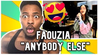 Faouzia  Anybody Else live at amazon music  REACTION [upl. by Einahc]