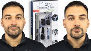 Beard Trimming  Wahl Micro GroomsMan Precision Trimmer  Model 5640 [upl. by Luanni]