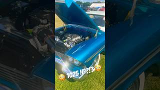 1025HP Demon 170 in a 1958 Plymouth carshow mopar [upl. by Wyn]