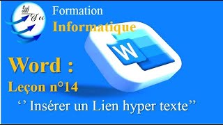 Comment Insérer un Lien hyper texte dans Word [upl. by Biddick376]